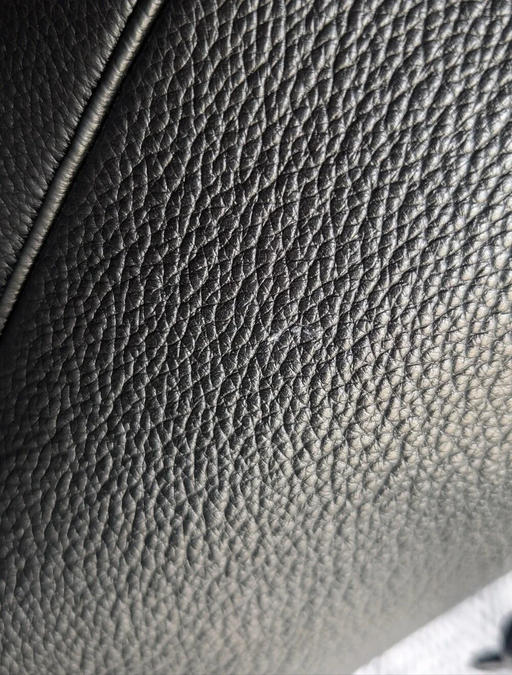CELINE Calfskin Cuir Cabas Leather Tote